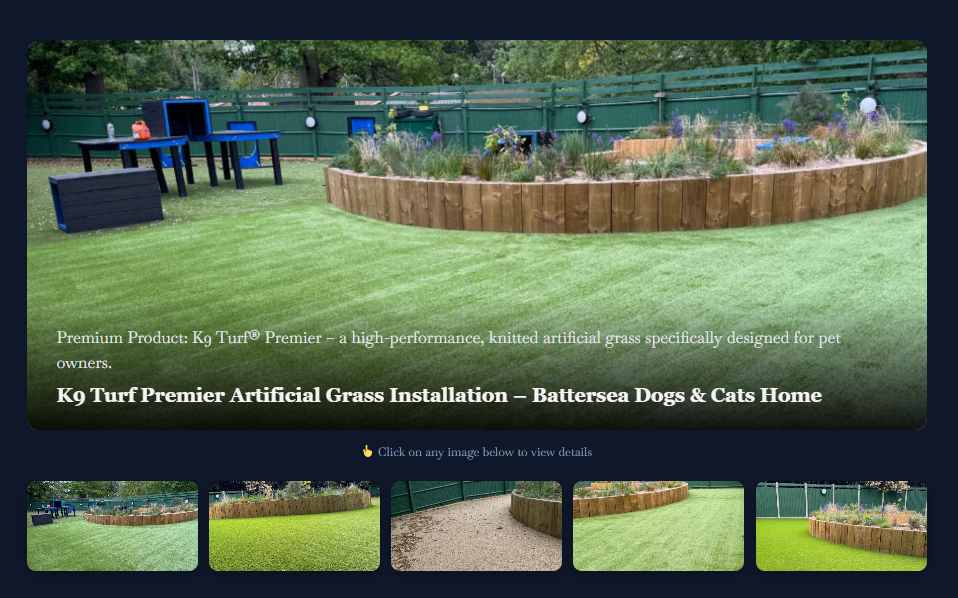 Artificial Turf for Dog Kennels