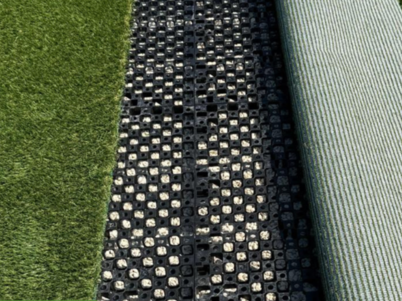 Limestone base preparation for best drainage under K9 Turf artificial grass for dogs